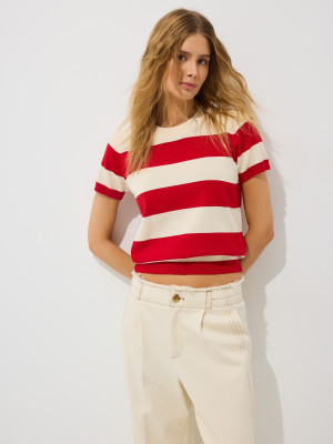 Mohito - Maglione a maniche corte - rosso - XXL