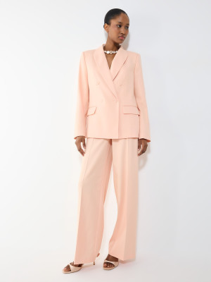 Mohito - Pantaloni wide leg - pesca - 38