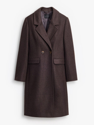 Mohito - Cappotto taglio dritto - marrone scuro - 42