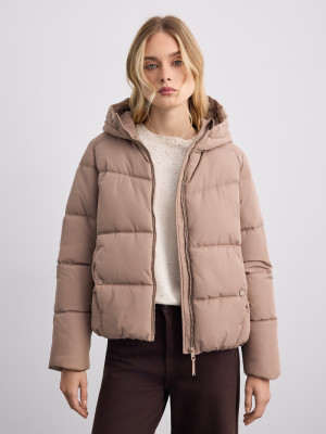 Mohito - Chaqueta acolchada con capucha - beige - 32