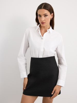 Mohito - Camicia in misto cotone - bianco - 34