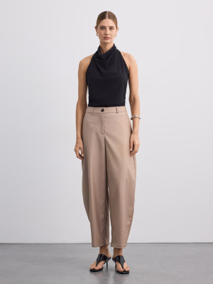 Mohito - Pantalón de pernera ancha - beige - 42