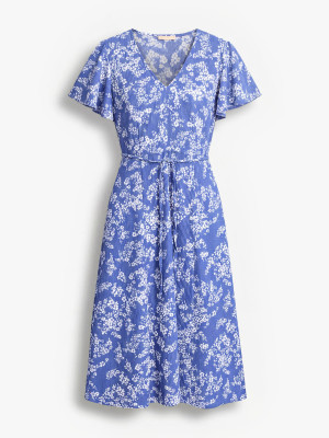 Mohito - Midikleid mit Schlitz - Hellblau - M