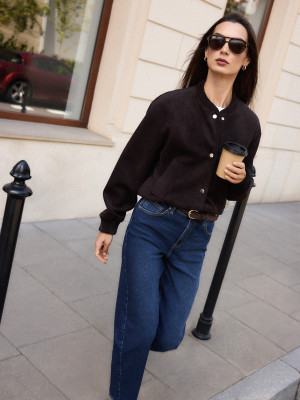 Mohito - Mom-Jeans im Slim-Fit - Navy - 32