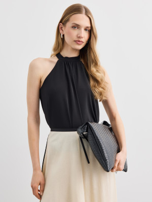 Mohito - Blusa con balza - nero - L