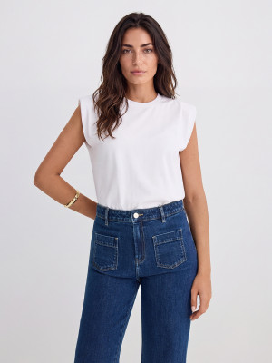 Mohito - T-Shirt - Weiß - L