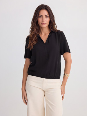 Mohito - Shirt mit Kurzen Ärmeln - Schwarz - 32