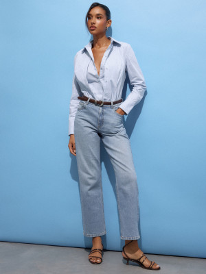 Mohito - Blugi straight - Albastru - 32