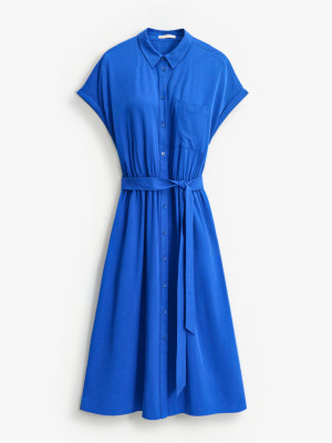 Mohito - Midi-Hemdkleid - Indigo - 36