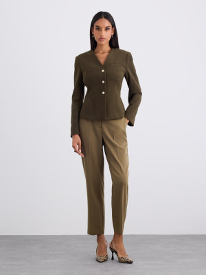 Mohito - Pantalones y cinturones de señora - oliva - 34