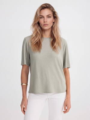 Mohito - T-Shirt mit kurzen Ärmeln - Grün - XXL
