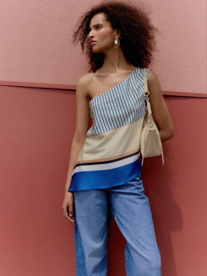 Mohito - LADIES` BLOUSE - beige - 36