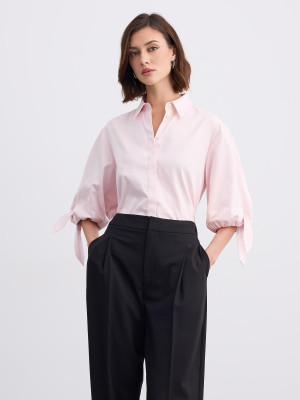 Mohito - Camicia con maniche a palloncino - rosa pastello - 40