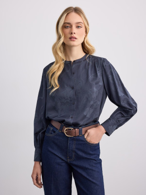 Mohito - Blouse with long sleeves - steel blue - 36
