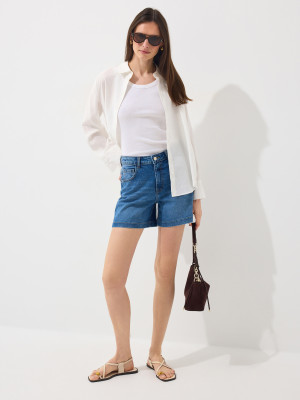 Mohito - Pantaloncini in denim - blu - 42