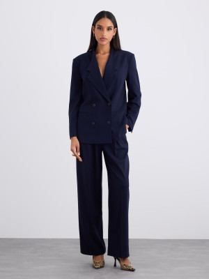 Mohito - Pantalón de pernera ancha - steel blue - 32