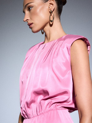 Mohito - Rosarotes Minikleid - Pink - 32