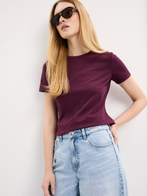 Mohito - T-shirt a maniche corte - viola scuro - L