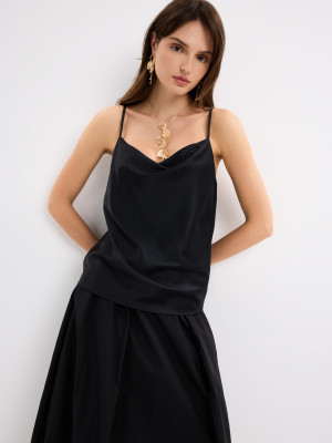 Mohito - Top con spalline - nero - 44