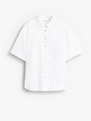 Mohito - Camicia con maniche corte - bianco - 36