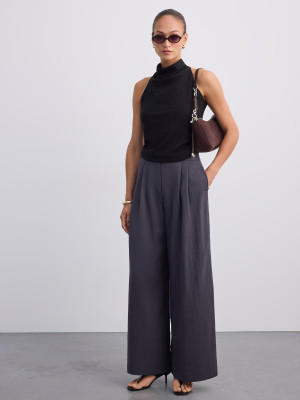 Mohito - Wide leg trousers - Grau - 36