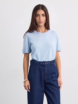 Mohito - Jersey de manga corta - azul pálido - L