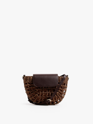 Mohito - Tasche im Korbstil - Dunkelbraun - ONE SIZE
