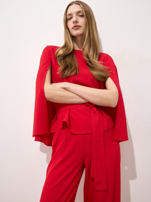 Mohito - Blusa con allacciatura - rosso - 42