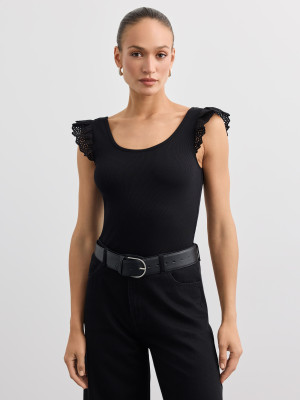 Mohito - Blusa con maniche decorative - nero - L