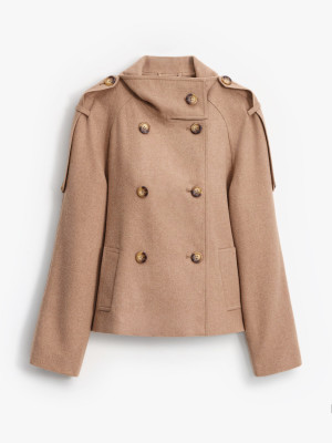 Mohito - Zweireihige Jacke - Beige - 38