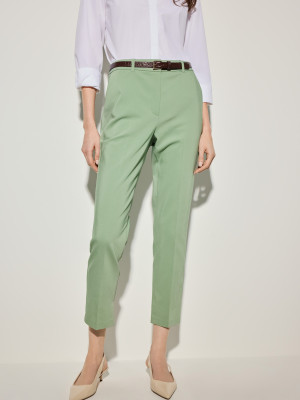 Mohito - Spodnie cygaretki petite - oliwkowy -
