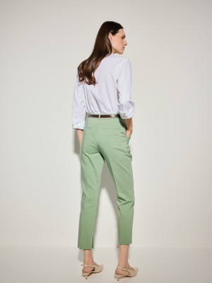 Mohito - Pantaloni a sigaretta con cintura - verde oliva chiaro - 36