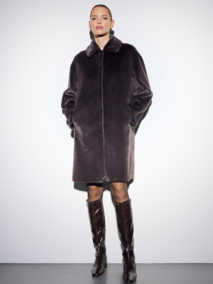 Mohito - Oversized-Mantel - Grau - 34