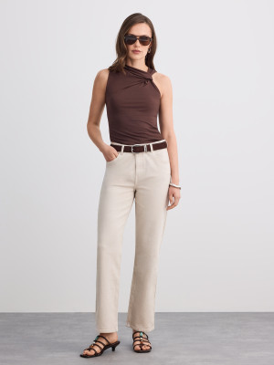 Mohito - Pantaloni dritti - panna - 42