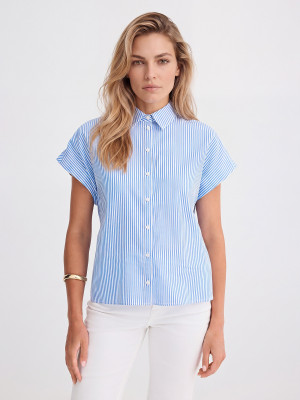 Mohito - Camicia con maniche corte - azzurro - 38