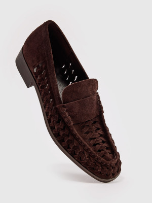 Mohito - Leder-Lord-Schuhe - Dunkelbraun - 39