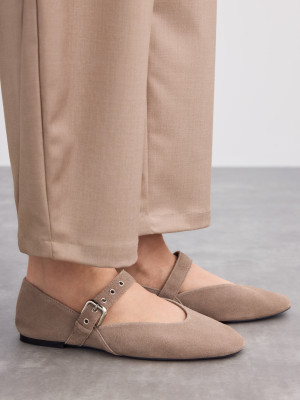 Mohito - Bailarinas de piel - beige - 39