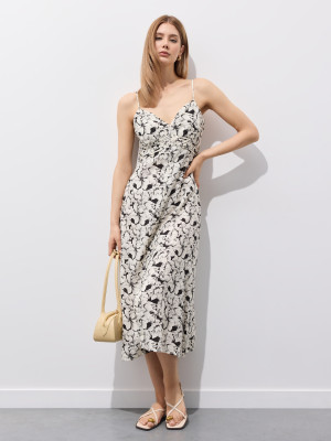 Mohito - Maxi abito con spalline - nero - 34