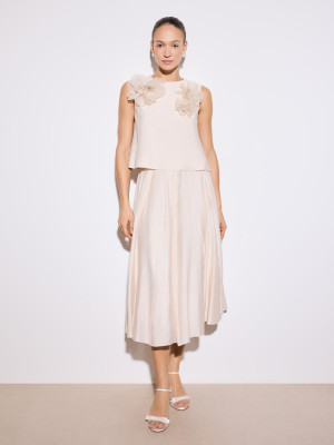 Mohito - Gonna midi - nude - 36