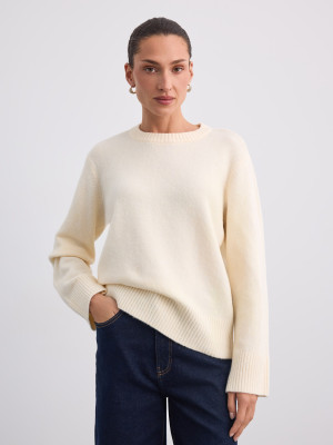 Mohito - Jersey con cuello redondo - crema - L