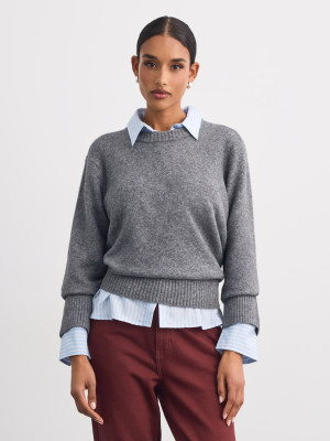 Mohito - Jersey con cuello redondo - gris oscuro - S