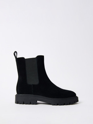 Mohito - Ankle Boots aus Leder - Schwarz - 37