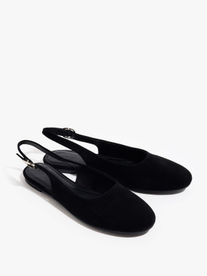 Mohito - Ballerinas aus Leder - Schwarz - 35