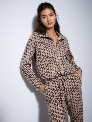 Mohito - Felpa con zip - beige - 34