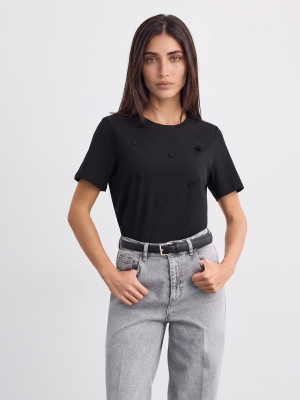 Mohito - Camiseta con aplique - negro - XXL