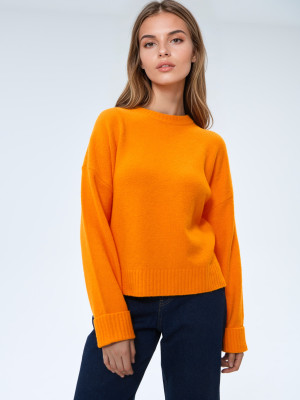 Mohito - Sweter basic - pomarańczowy -