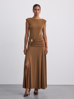 Mohito - Vestido maxi - oliva - L