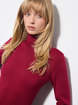 Mohito - Maglione con scollo a ciambella - maroon - XS