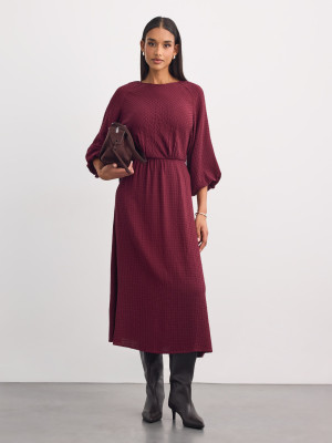 Mohito - LADIES` DRESS - maroon - 32
