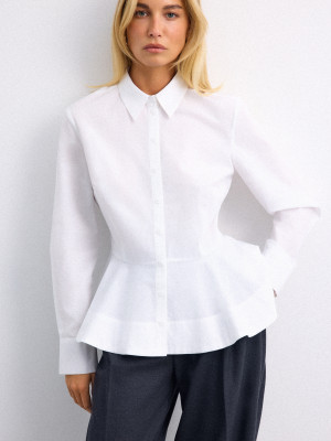 Mohito - Camicia in misto lyocell - bianco - 36